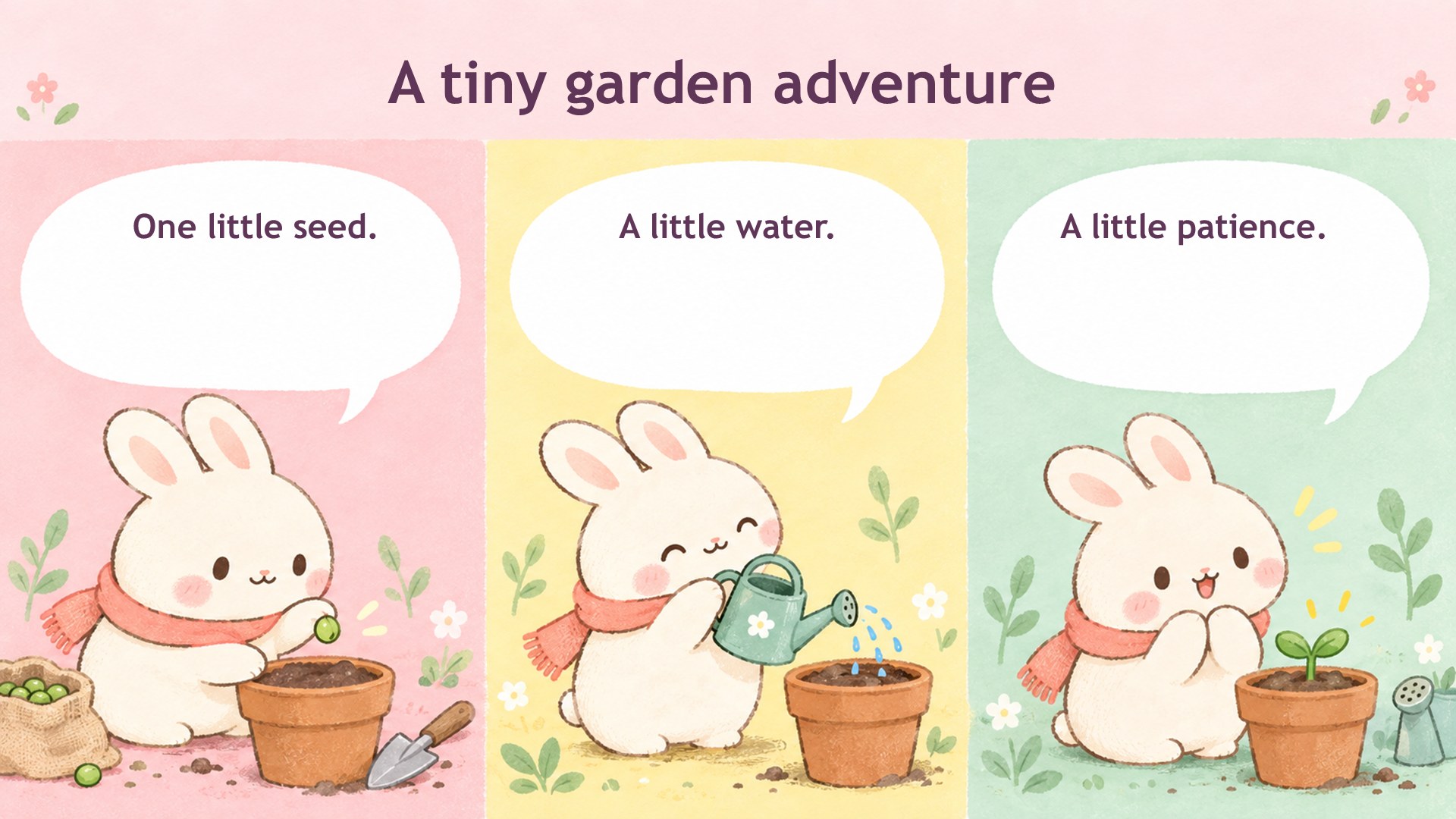 Cute comic sample slide